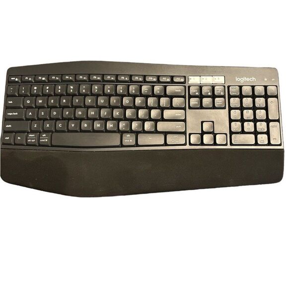 Logitech K850 Wireless Bluetooth Keyboard PC Mac Chrome Unifying Receiver - Picture 1 of 7